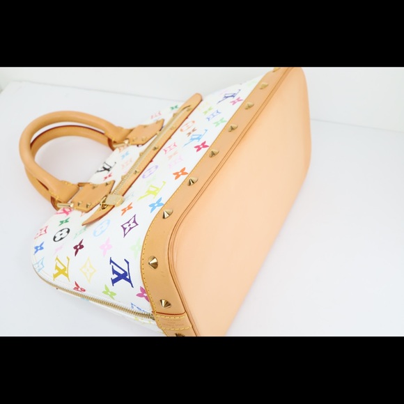 💔SOLD💔 Louis Vuitton Multicolor Alma PM Tote Bag - Picture 14 of 16